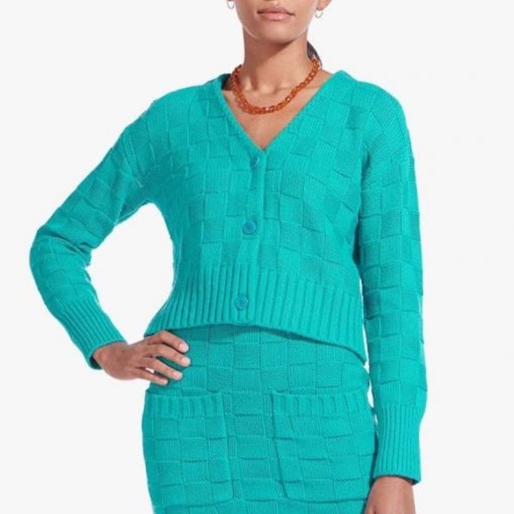 Staud Lake Cardigan in Seaglass (SIZE M) - Picture 10 of 10